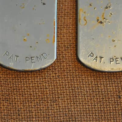 Fender 19" Tilt Back Legs Vintage Original Pat. Pend embossed on legs 1960's image 8