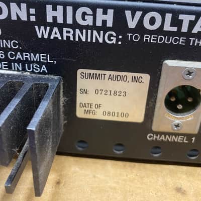 Summit Audio DCL-200 Dual Tube Compressor Limiter DCL200 image 10