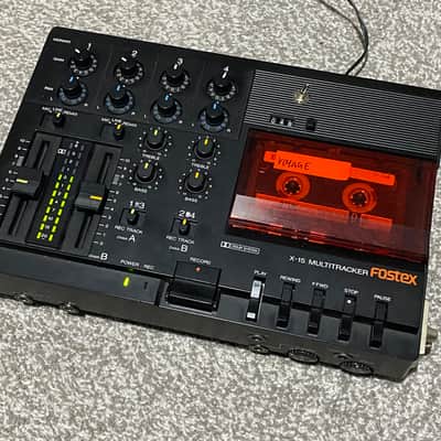 [Excellent] FOSTEX X-15 MULTITRACKER Compact 4 TRACK CASSETTE Recorder [Half speed modded] image 6