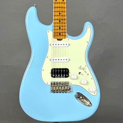 Morgan Electrics Double Cut Standard - CUSTOM - Sonic Blue image 6