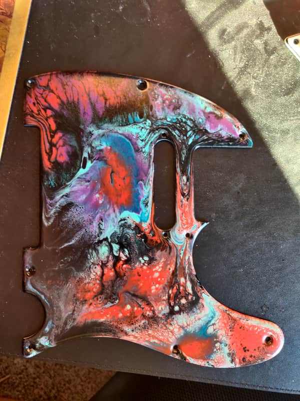 Snowflake Finishes Prism Fender Telecaster Pickguard image 1