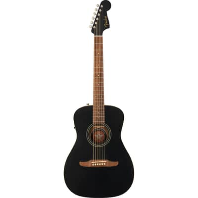 Fender Joe Strummer Campfire Acoustic Electric Guitar in Matte Black image 2
