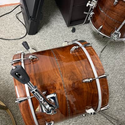 Tama Star Bubinga Bop Drum Set - Natural Indian Laurel 18x14 12x8 14x12 image 9