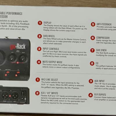 dbx DriveRack Series goRack Performance Processor 2010s - Black image 4
