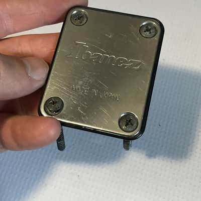 1980's Made in Japan Ibanez Roadstar II RG Series Guitar Chrome Neckplate Neck Plate image 3