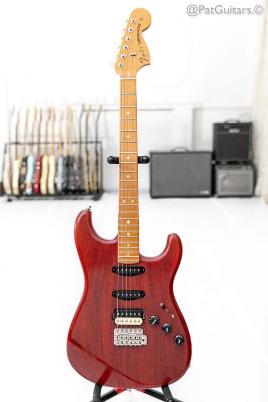 2018 Fender Custom Shop Jason Smith Masterbuilt Fiji Stratocaster in Hand Stained Aged Cherry HSS EVH image 1