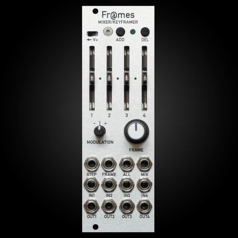FRAMES ( PLANCKS ) / 8HP slider version of Mutable Instruments Frames / uFRAMES / Eurorack / Silver Panel image 1