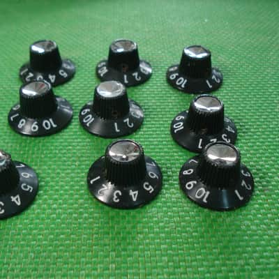 9 Vintage 1960's-1970's Fender Snowman 8 Knobs image 6