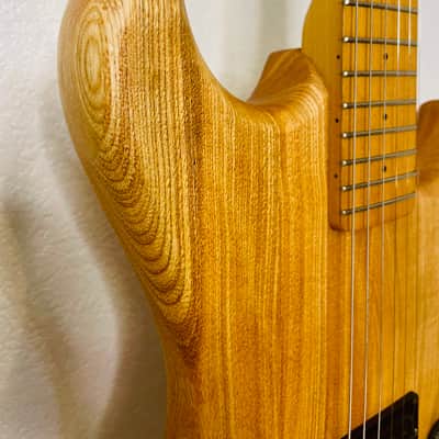 Electra Phoenix X110N Double Cut Ash Body Maple Neck Fretboard Matsumoku Japan 1983 - Natural image 6