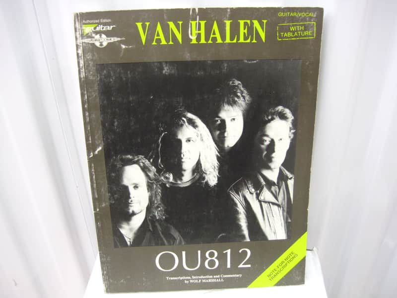 Van Halen OU812 Sheet Music Song Book Songbook Guitar Tab Tablature image 1