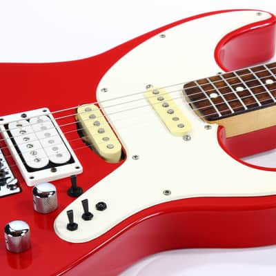 1987 Kramer E.E. Pro 1 Elliot Easton RED Signature Super Strat -- White Pickguard, Stratocaster 1980's image 23