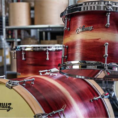 Polmuz Maple Model 1 - 22/12/16/14SD - Artist Red Jatoba Fade image 3