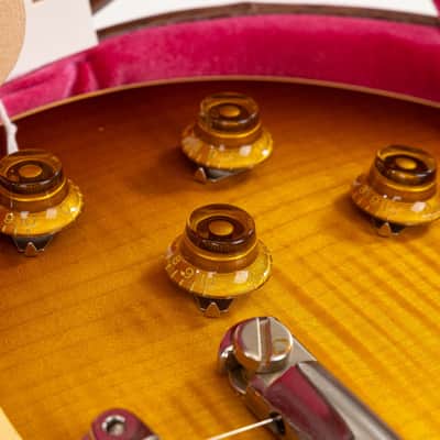 Gibson Custom Shop 1959 Les Paul Standard Reissue VOS Electric Guitar, Rosewood Fingerboard, Iced Tea Burst image 13