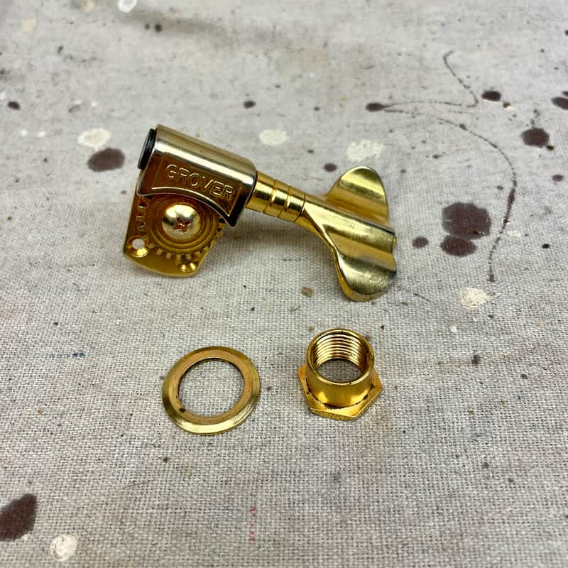 Grover Single Bass Tuner Gold