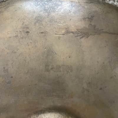 Zildjian 22" Earth Ride Cymbal (Hollow Logo) 1978-1982 image 2