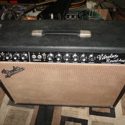Vintage 1965 Fender Blackface Vibrolux Reverb serviced & ready image 3