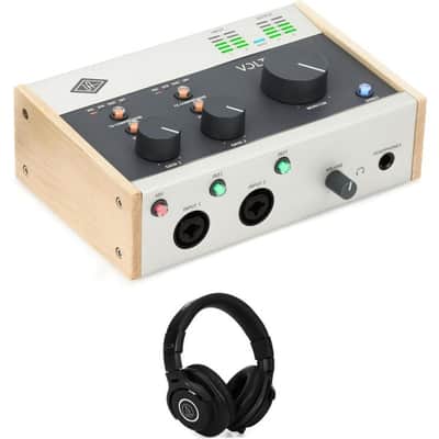 Universal Audio Volt 276 USB-C Audio Interface and Headphones image 2