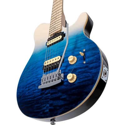 STERLING BY MUSIC MAN AX3QM-SPB-M1 Axis - Spectrum Blue image 7