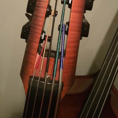 NS Design Left Handed NXT 5 Electric Upright Bass 2016 Natural image 2