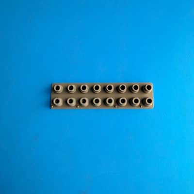 CASIO WK-1630 WK-3000 Keyboard Part: 8-Key Conductive Pad Contact Strip Gray image 3