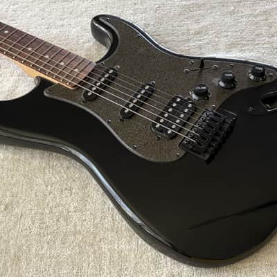 2015 Squier Bullet Stratocaster HSS w Tremolo Limited-Edition Electric Guitar Black Metallic image 8