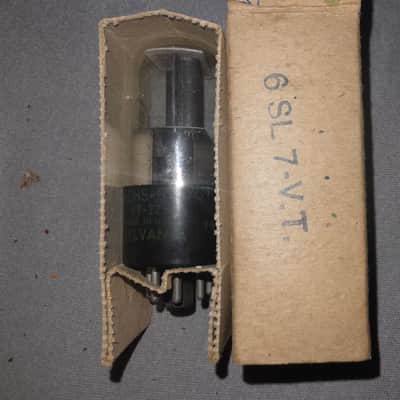 NOS JAN Sylvania 6SL7GT Vacuum Tubes – 4-Pack in Original Military Boxes image 13