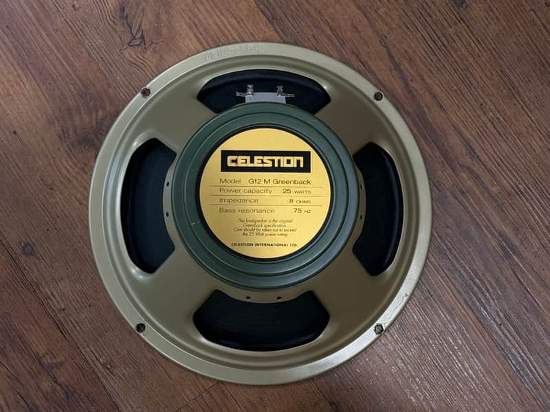 Celestion G12M Greenback 12" 8ohm Speaker image 1