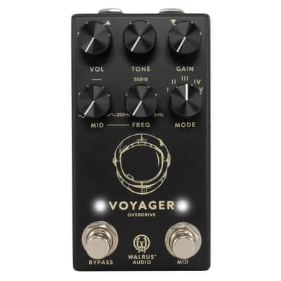 New Walrus Audio Voyager MKII Preamp Overdrive Guitar Effects Pedal Black image 1