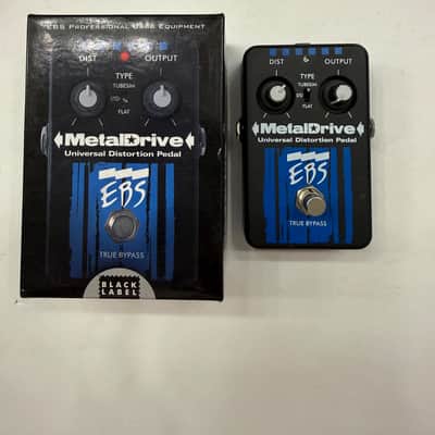 EBS Metaldrive Metal Drive Universal Distortion Guitar Effect Pedal + Box