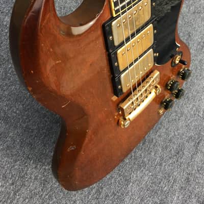 Gibson SG Custom 1973 - Walnut Natural - 3 Pickups image 7