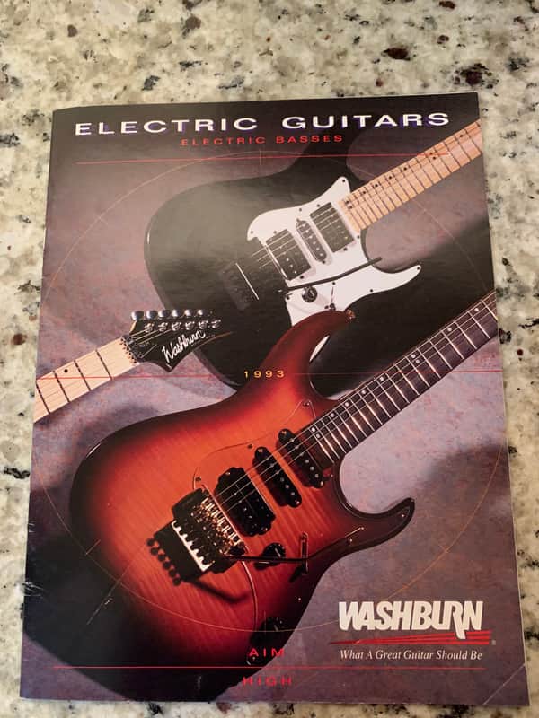 Washburn Guitar Catalog 1993 image 1