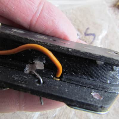 Telecaster Bridge Pickup Needs Repair Aftermarket Flat Pole Piece Telecaster Bridge PU For Repair image 4
