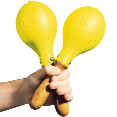 LP Percussion LP281 Pro Maracas in Yellow image 2