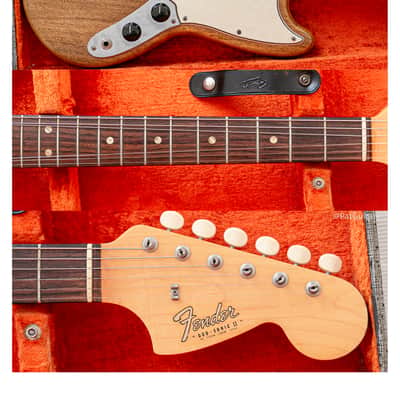 1966 Fender Duo-Sonic II in Natural with Original Case 6.8lbs image 9