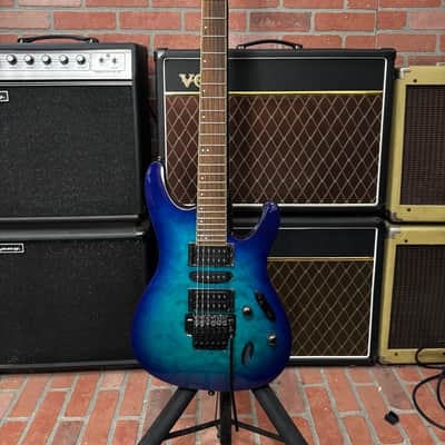 Ibanez S670QM-SPB Standard Sapphire Blue Burst image 2