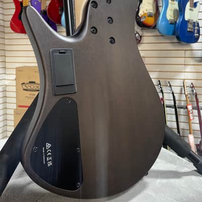 Ibanez Bass Workshop EHB605 Electric Bass Guitar - Walnut Flat & PLEK*D #857 image 8