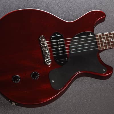 Edwards Double Cut Les Paul Jr Copy 2006 Cherry Red image 3