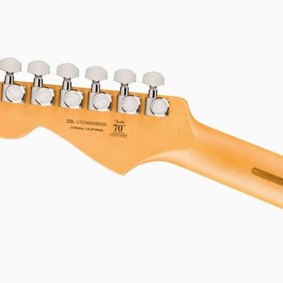 Fender American Ultra II Stratocaster HSS with Ebony Fretboard 2024 - Present - Texas Tea image 5