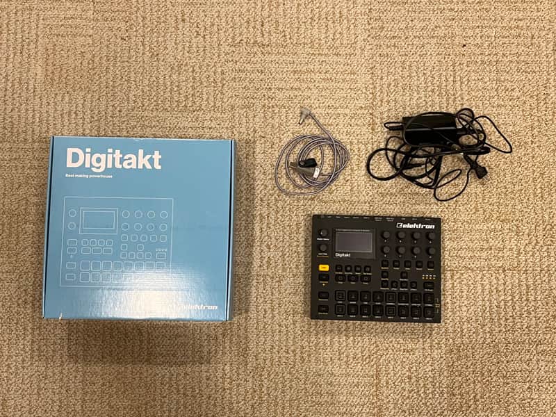 Elektron Digitakt 2017-2024 - Black - With 12V USB Ripcord image 1