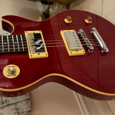 2004 Samick Avion Model AV-1/WR Greg Bennett Design,  Transparent Red image 5