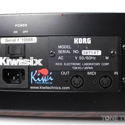Korg Polysix KIWI MIDI Synthesizer keyboard Pro-Refurbished VINTAGE SYNTH DEALER image 16