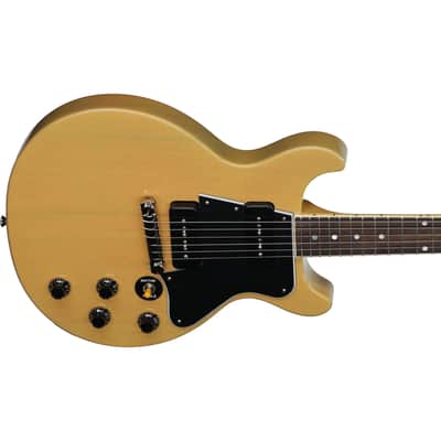 Epiphone Inspired by Gibson Custom 1960 Les Paul Special Double Cut Reissue Guitar w/ Hardshell case - TV Yellow image 5