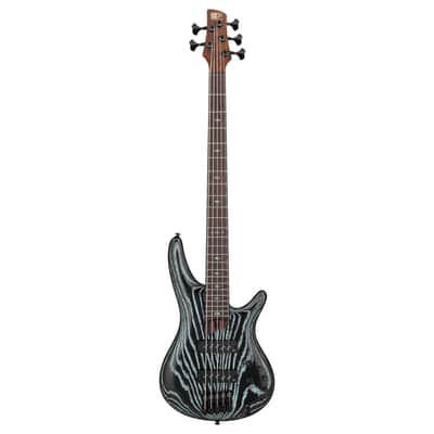 Used Ibanez SR1325SB SR Premium 5-String Bass Guitar w/Bag - Aqua Wave Low Gloss image 2