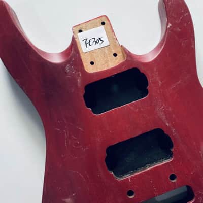Red DIY HH Guitar Basswood Body image 12