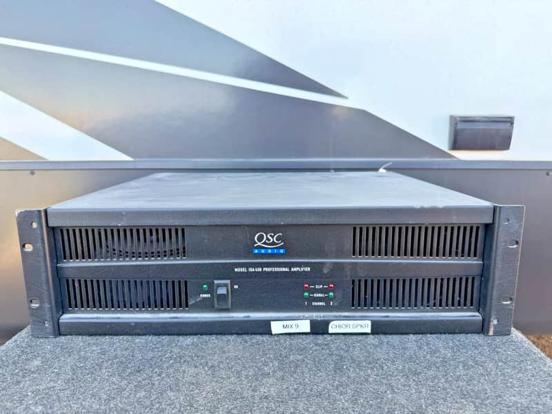 QSC ISA450 ISA 450 120V Professional Power Amplifier image 1