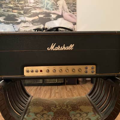 Marshall 100 wt Head Super Lead 1972 - Greenish Black image 1