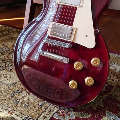 Gibson Les Paul Studio Bound Neck. Natural Faux Binding 2024 - Present - Wine Red image 1