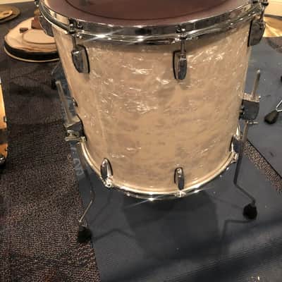 Pearl Pearl Session Studio Select 4-piece Shell Pack - 24 Bass Drum - Nicotine White Marine Pearl 20 image 8