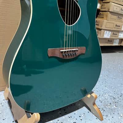 Ibanez Altstar ALT30 Acoustic-Electric Guitar - Jungle Green Metallic image 3