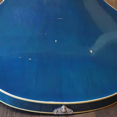 Vintage! 1967 Mosrite Celebrity XII 12-String Hollowbody Electric Guitar Blue + Case image 16